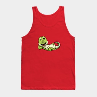 Cute Chill Crocodile Tank Top